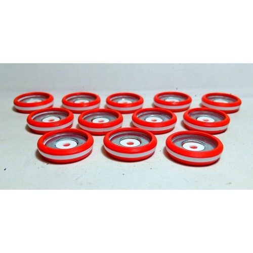 Subbuteo Andrew Table Soccer Red white Red  AEOLUS II Evo Professional bases 